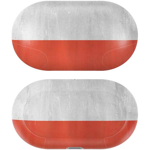 Distressed Austria Flag Galaxy Buds Plus Skin